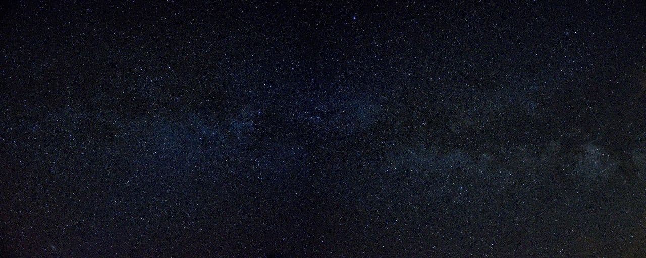 Milky Way galaxy across the night sky
